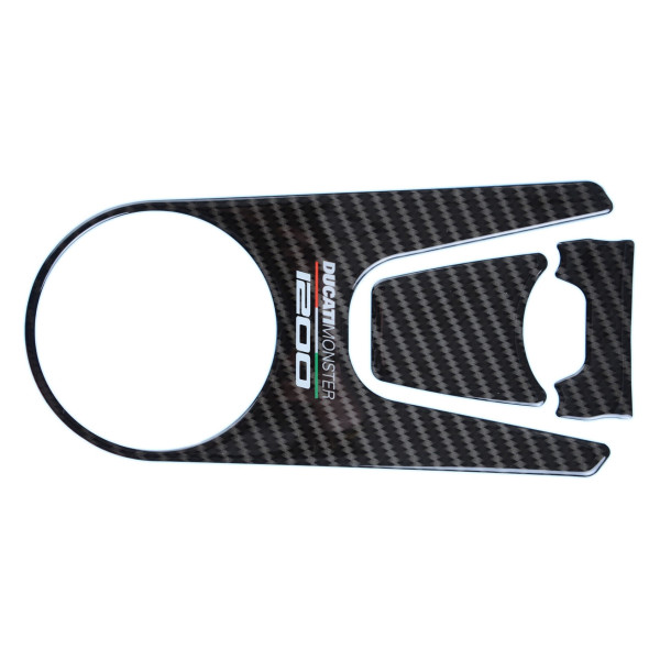 Red Dynamic Red Dynamic Carbon Fibre Yoke Pad for Ducati Monster 1200 '15-